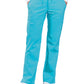 Women's 5-Pocket Mid Rise Drawstring Pant - WW120 - Turquoise