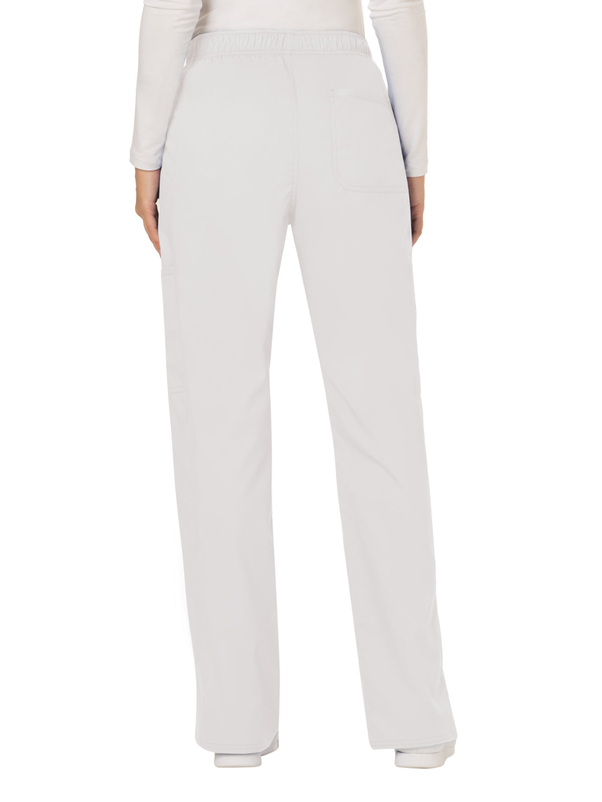 Women's 5-Pocket Mid Rise Drawstring Scrub Pant