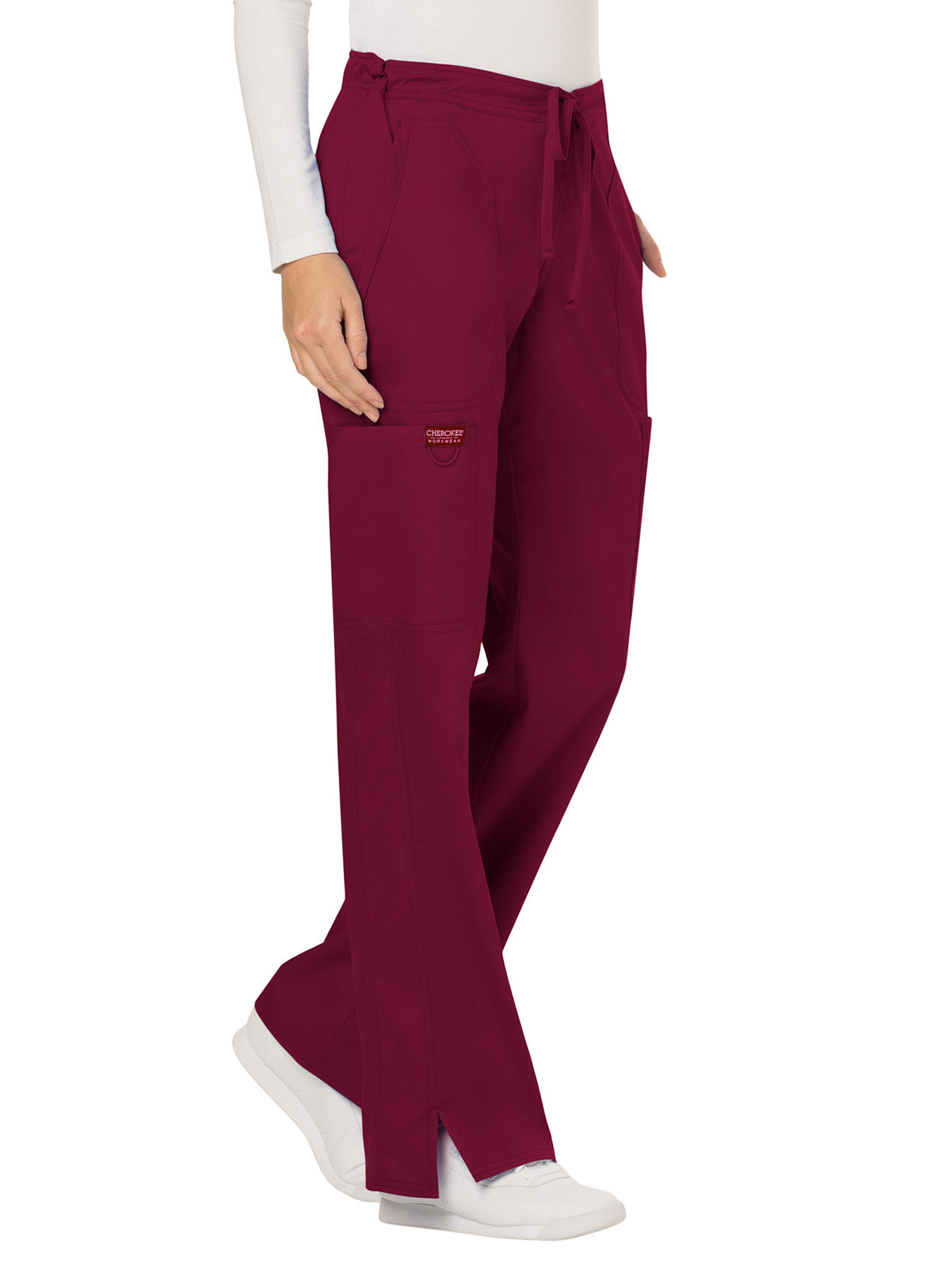 Women's 5-Pocket Mid Rise Drawstring Pant