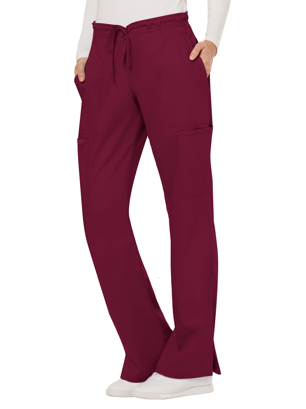 Women's 5-Pocket Mid Rise Drawstring Pant