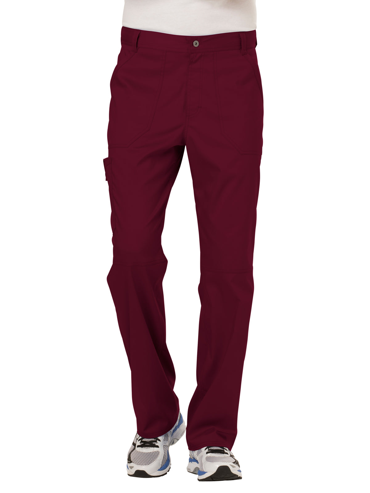 Men's 7-Pocket Fly Drawstring Front Pant - WW140 - Wine