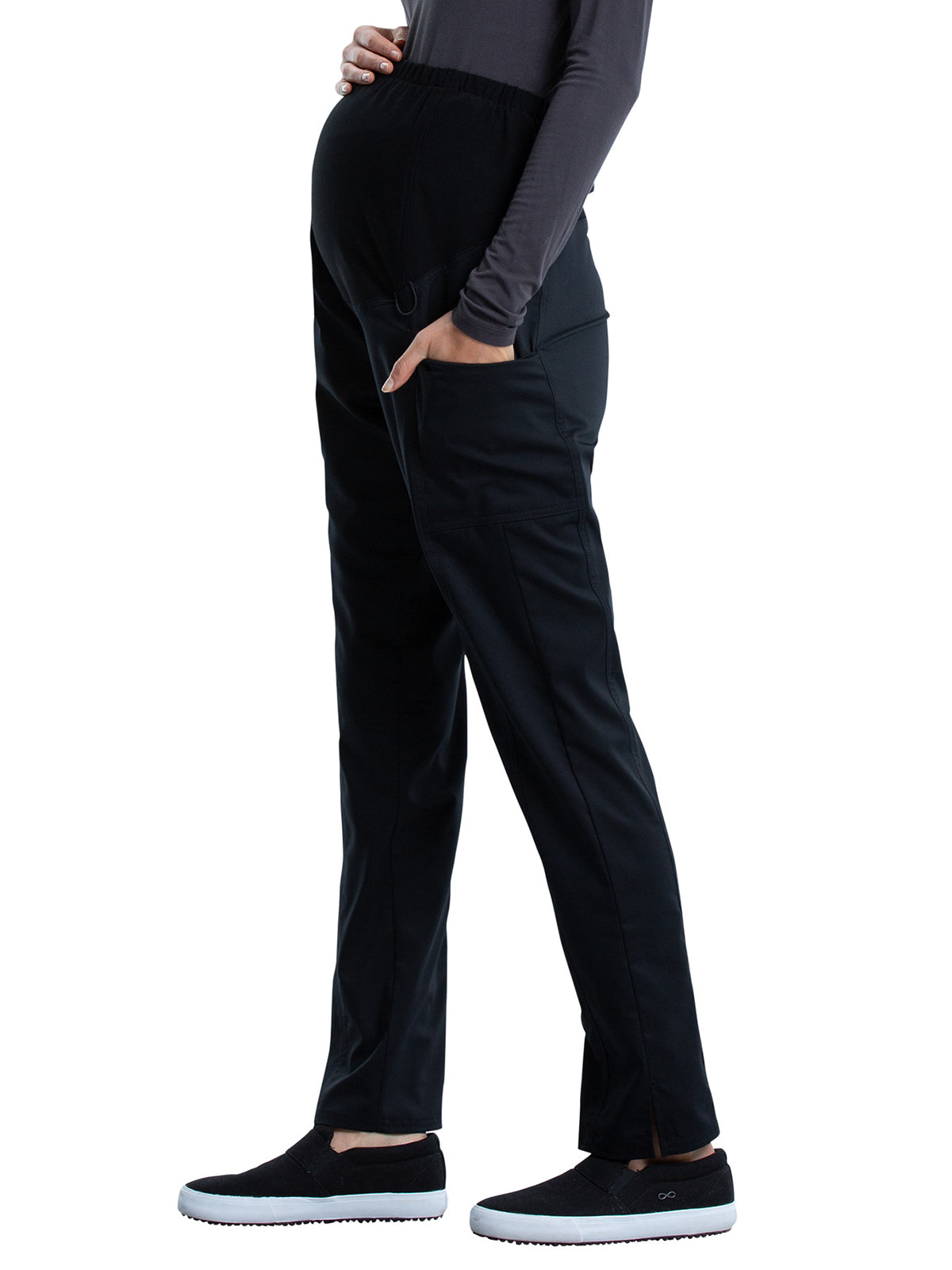 Women's 3-Pocket Maternity Straight Leg Scrub Pant