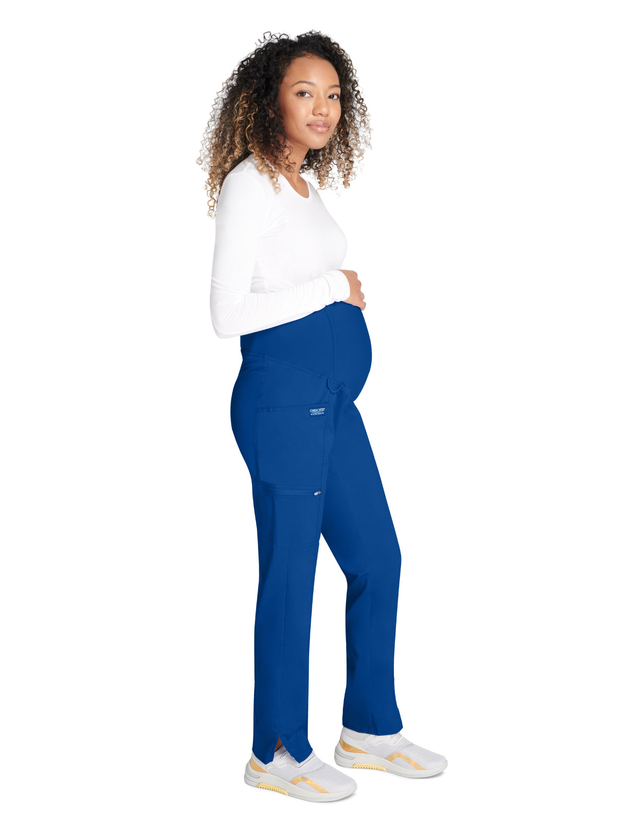 Women's 3-Pocket Maternity Straight Leg Scrub Pant