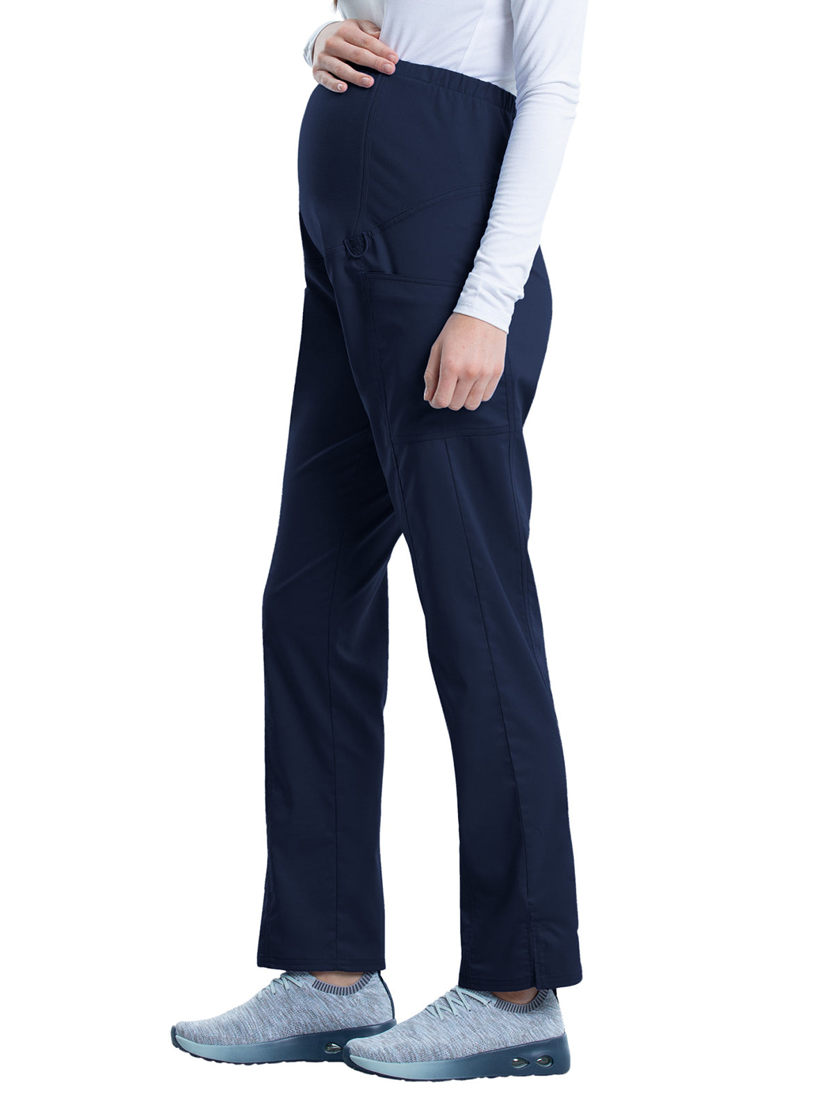 Women's 3-Pocket Maternity Straight Leg Scrub Pant