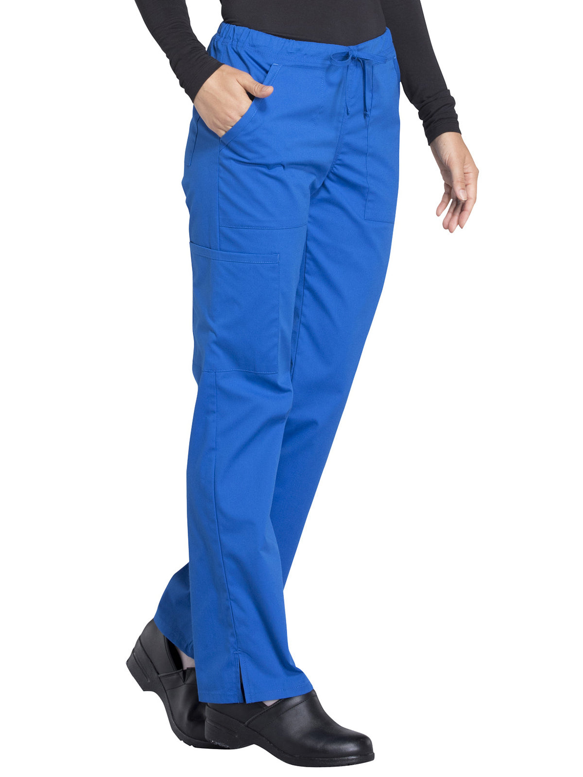 Women's Mid Rise Straight Leg Drawstring Pant