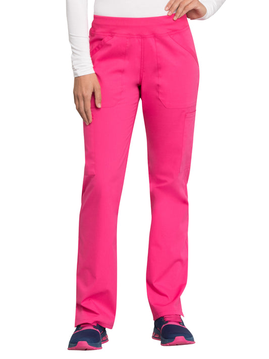 Women's Mid Rise Straight Leg Cargo Scrub Pant