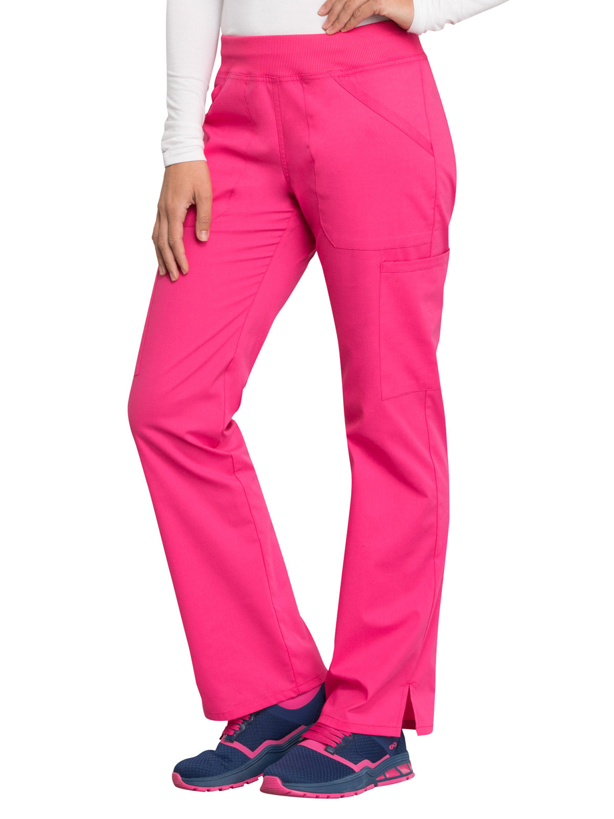 Women's Mid Rise Straight Leg Cargo Scrub Pant