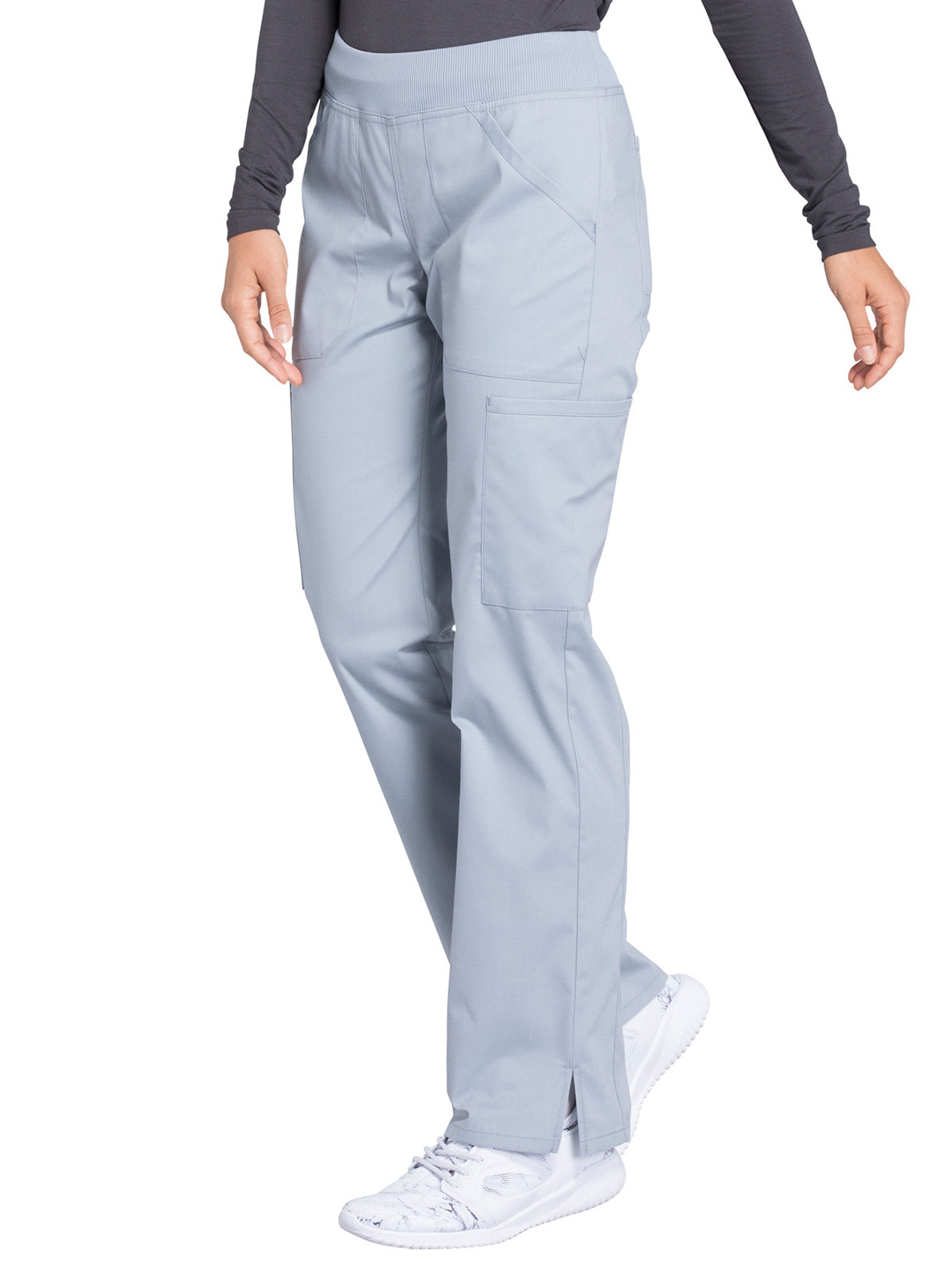 Women's Mid Rise Straight Leg Cargo Scrub Pant