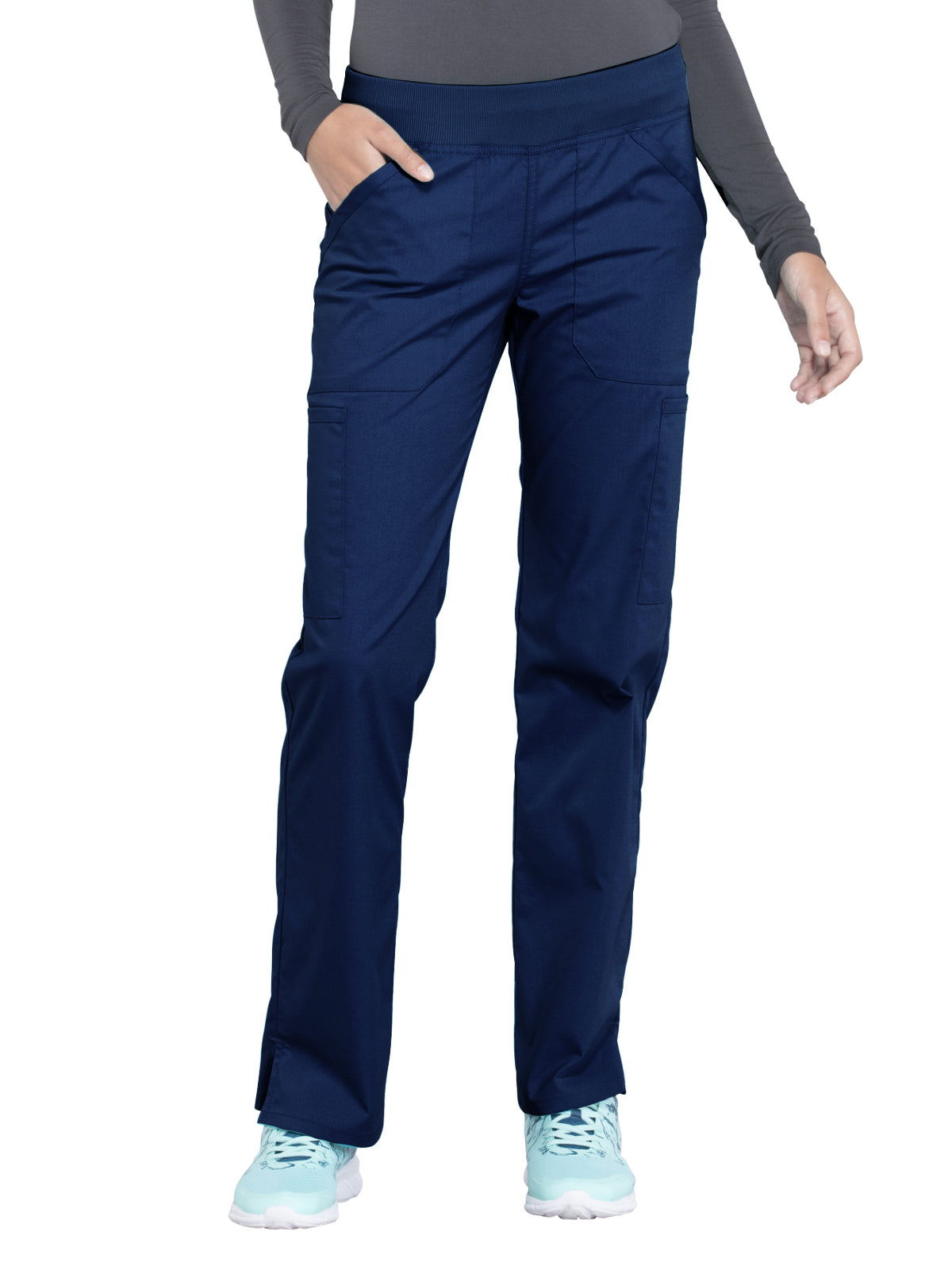 Women's Mid Rise Straight Leg Cargo Pant