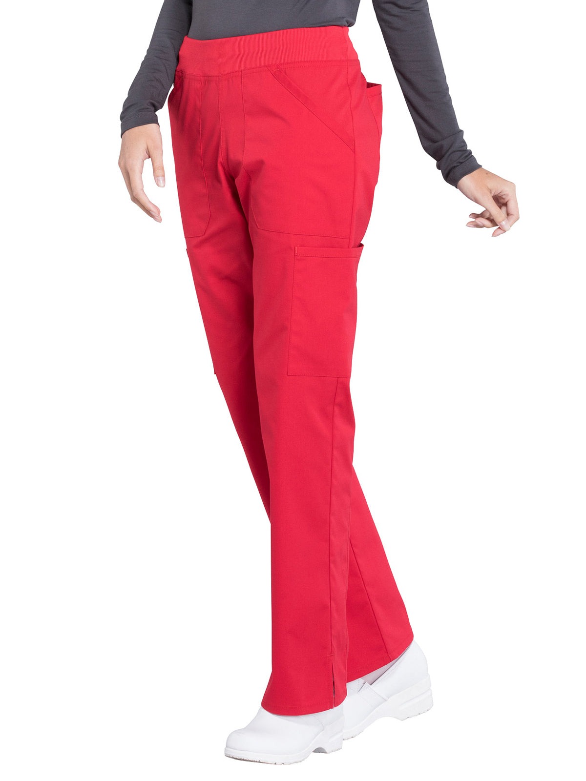 Women's Mid Rise Straight Leg Cargo Pant