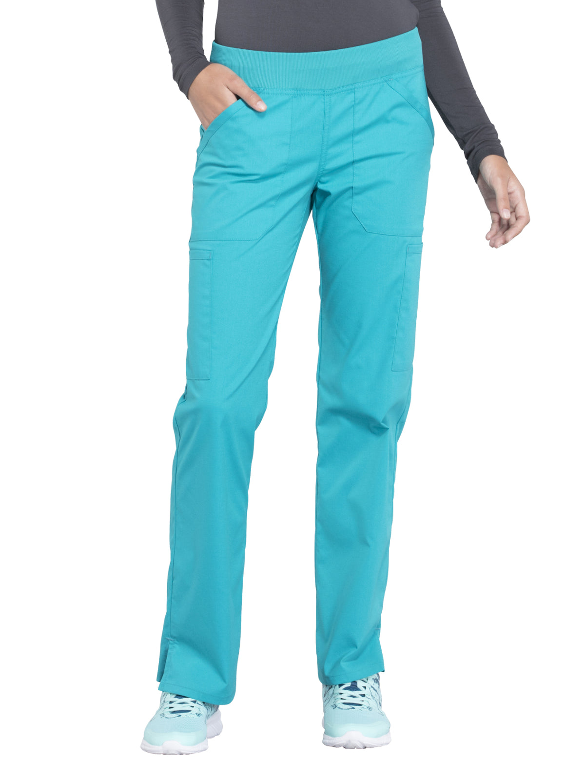 Women's Mid Rise Straight Leg Cargo Pant