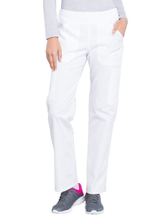 Women's Mid Rise Straight Leg Cargo Scrub Pant