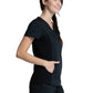 Women's 1-Pocket V-Neck Knit Panel Top