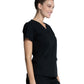 Women's 2-Pocket Knit Panel V-Neck Scrub Top