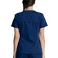 Women's 2-Pocket Knit Panel V-Neck Scrub Top