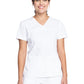 Women's 2-Pocket Knit Panel V-Neck Scrub Top