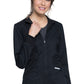 Women's 2-Pocket Zip Front Jacket - WW301 - Black