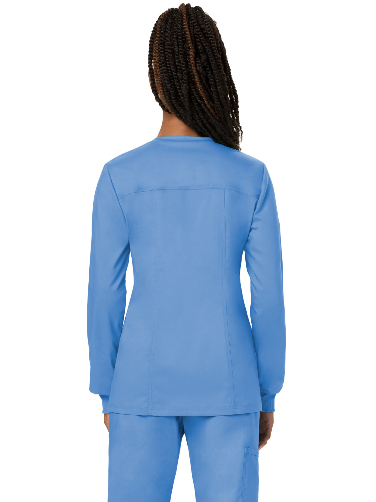 Women's 3-Pocket Snap Front Scrub Jacket