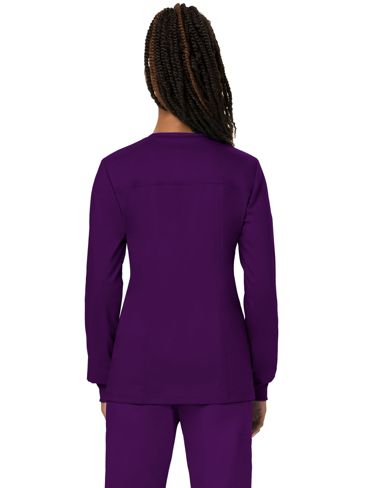 Women's 3-Pocket Snap Front Scrub Jacket