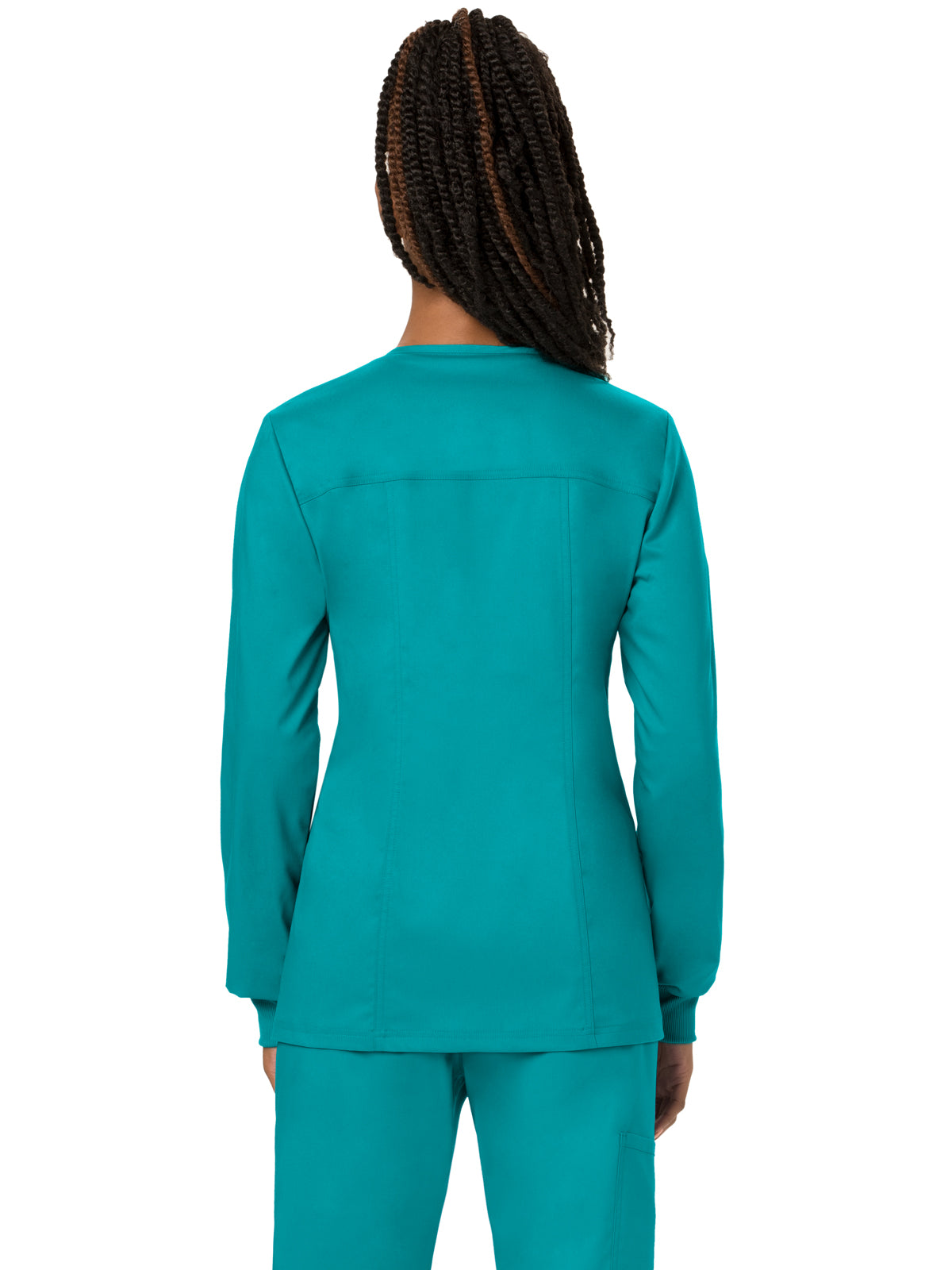 Women's 3-Pocket Snap Front Scrub Jacket