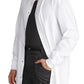 Unisex Pocketless 40" Full-Length Snap Front Lab Coat