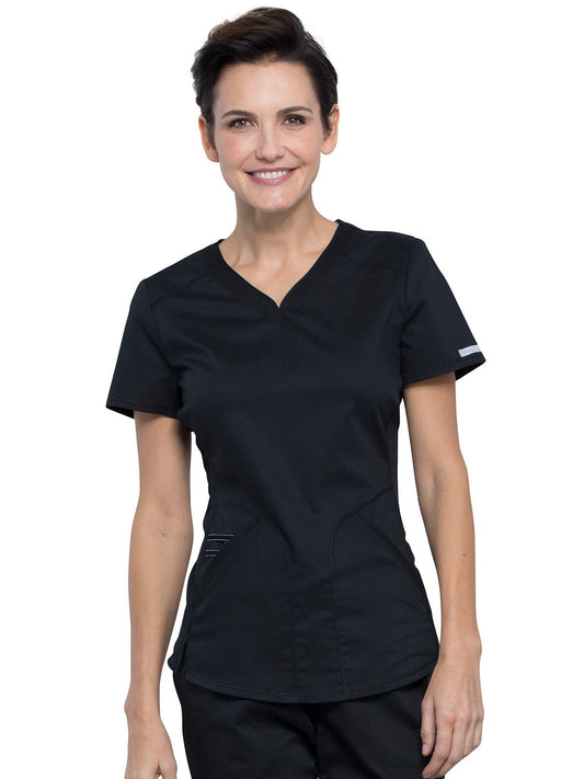 Women's 2-Pocket V-Neck Top