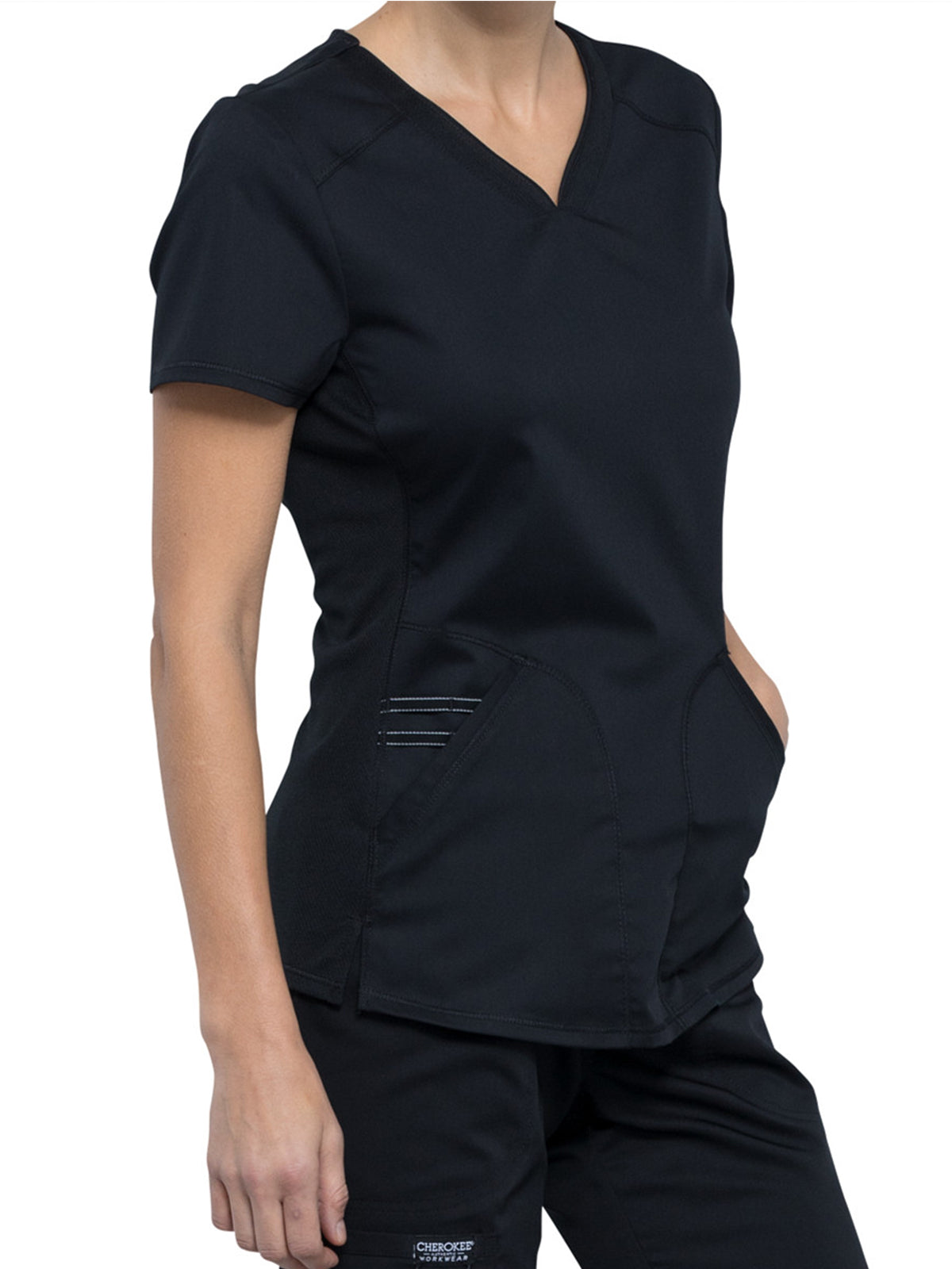 Women's 2-Pocket V-Neck Scrub Top