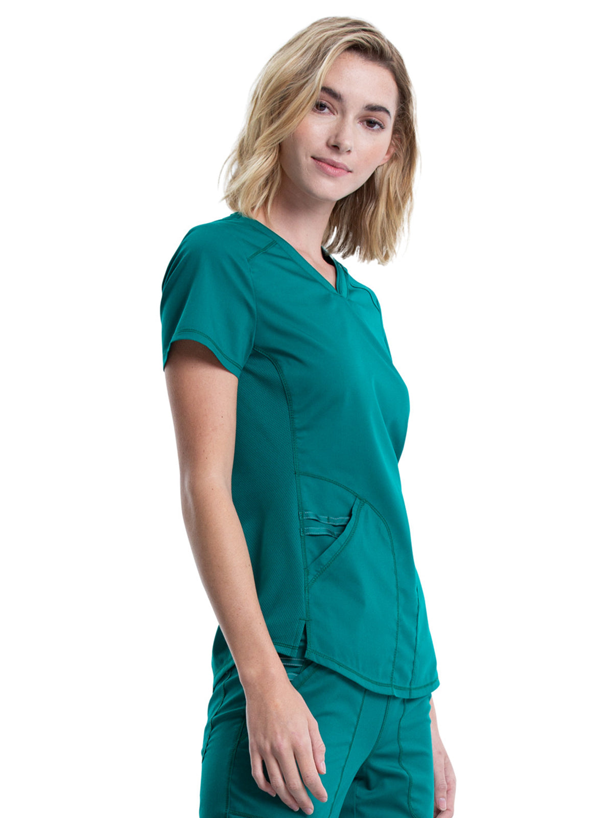 Women's 2-Pocket V-Neck Top