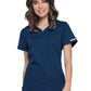 Women's 2-Pocket V-Neck Top - WW601 - Navy