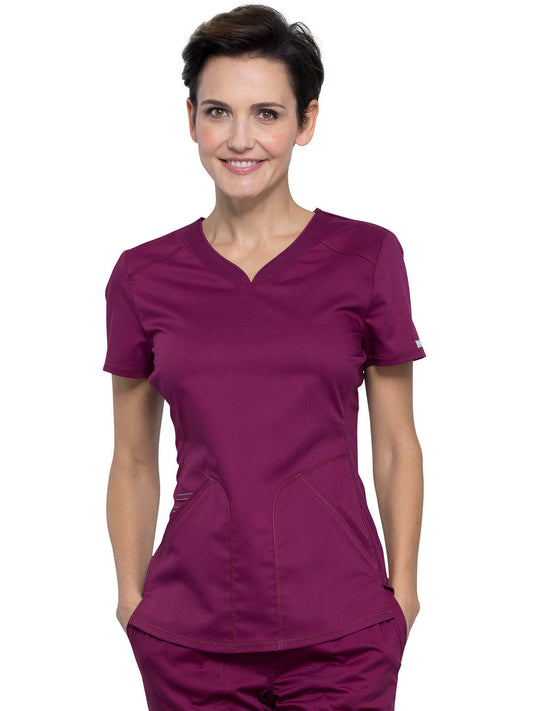 Women's 2-Pocket V-Neck Top