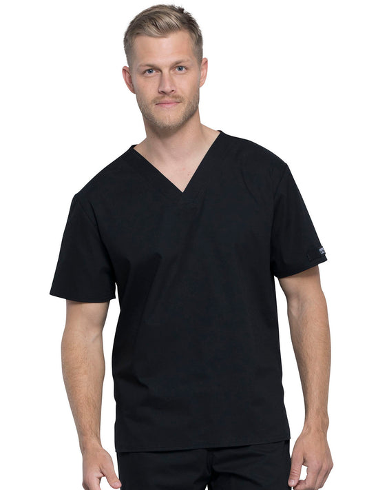 Unisex Pocketless Tuckable V-Neck Top