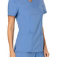 Women's 2-Pocket Mock Wrap Scrub Top