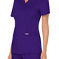 Women's 2-Pocket Mock Wrap Scrub Top