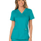 Women's 2-Pocket Mock Wrap Scrub Top