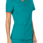 Women's 2-Pocket Mock Wrap Scrub Top