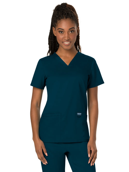 Women's 3-Pocket V-Neck Scrub Top