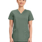 Women's 3-Pocket V-Neck Top - WW620 - Olive