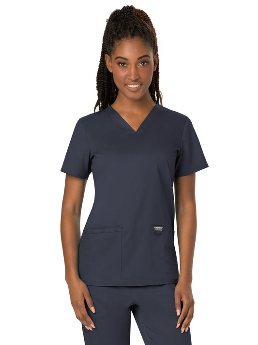 Women's 3-Pocket V-Neck Scrub Top