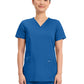 Women's 3-Pocket V-Neck Top - WW620 - Royal