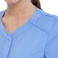 Women's 4-Pocket Snap Front V-Neck Scrub Top