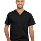 Unisex 1-Pocket Tuckable V-Neck Top - WW625 - Black
