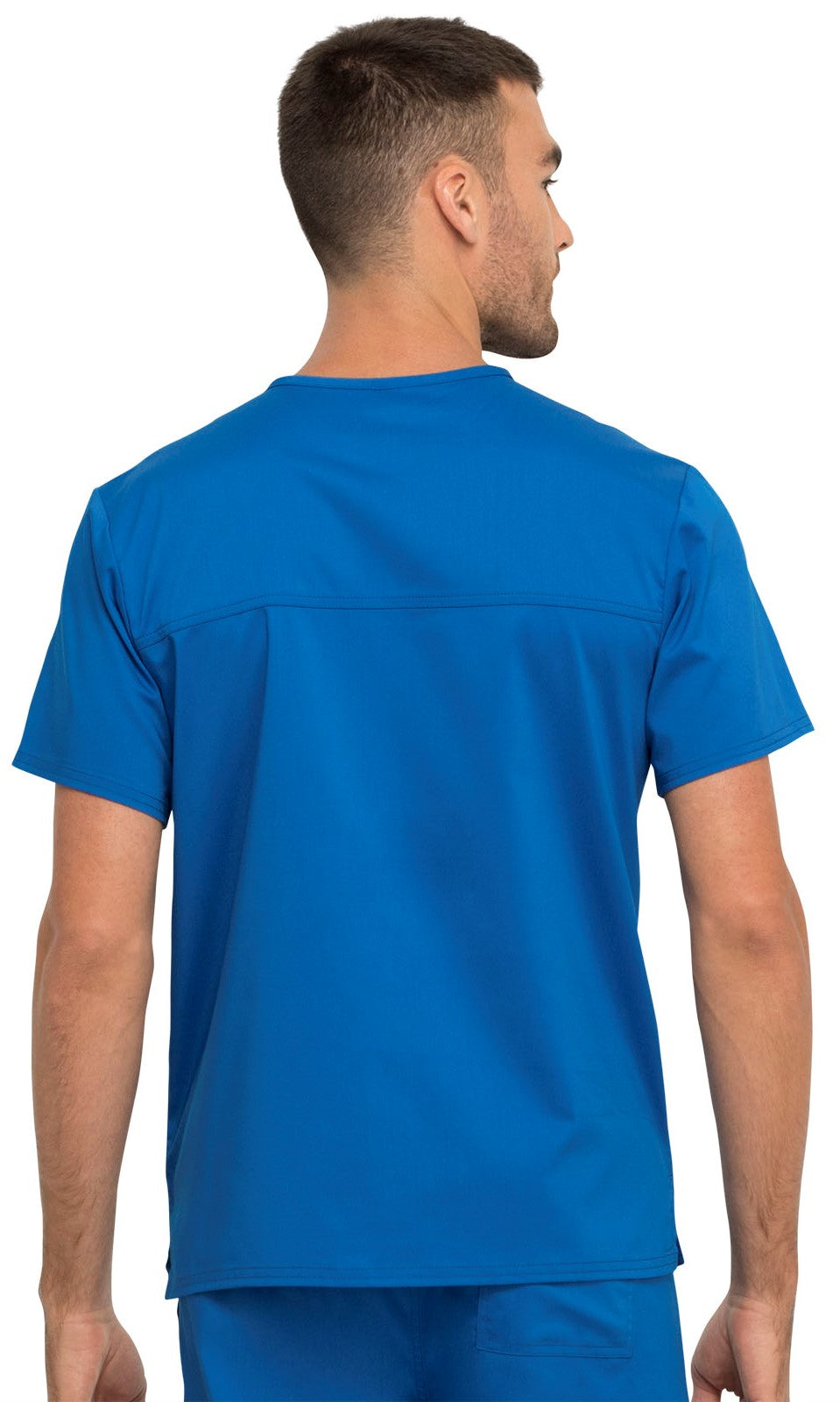 Unisex 1-Pocket Tuckable V-Neck Scrub Top