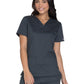 Women's 3-Pocket V-Neck Top - WW630 - Pewter