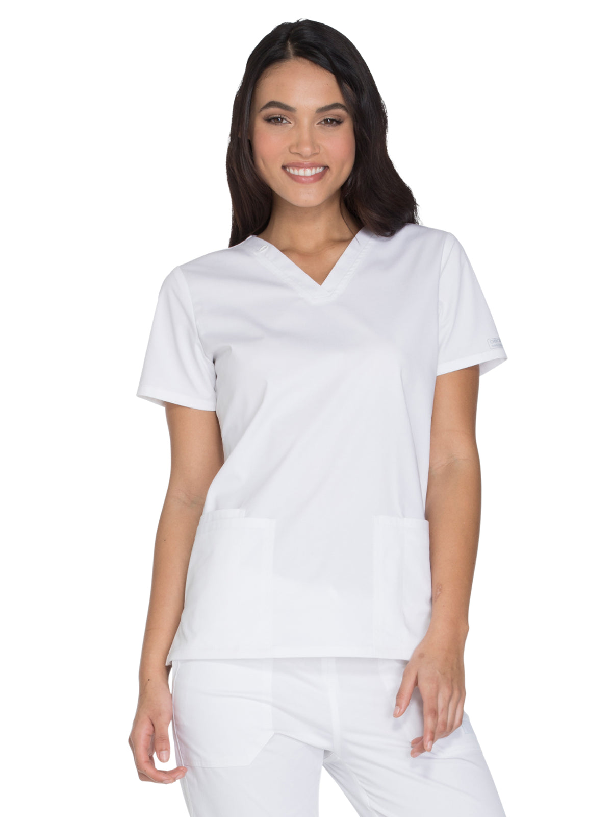 Women's 3-Pocket V-Neck Scrub Top