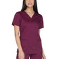 Women's 3-Pocket V-Neck Top - WW630 - Wine