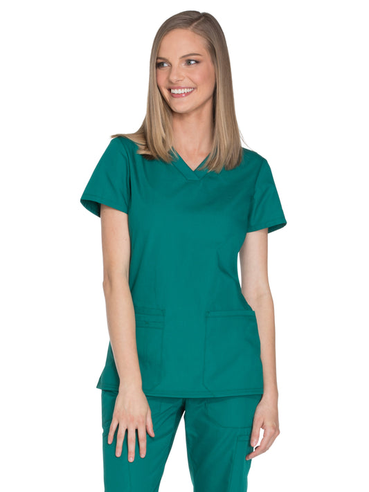 Women's 2-Pocket V-Neck Scrub Top