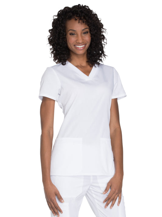 Women's 2-Pocket V-Neck Scrub Top