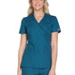 Women's 2-Pocket Mock Wrap Scrub Top