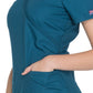 Women's 2-Pocket Mock Wrap Scrub Top