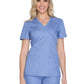 Women's 2-Pocket Mock Wrap Scrub Top